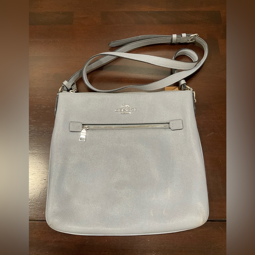 COACH ROWAN LEATHER FILE CROSSBODY BAG